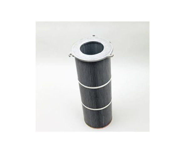 5um,0.5um,2um,0.2um Antistatic Coating Polyester Dust Filter Cartridge With Aluminum cap