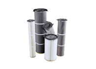5um,0.5um,2um,0.2um 3 - Lug Flange Dust Filter Cartridge Replacement Good Abrasion Resistance