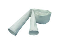 Nonwoven Punched Dust Collection Socks Glazed , Jet Dust Collector Bags Polypropylene Ring Seal