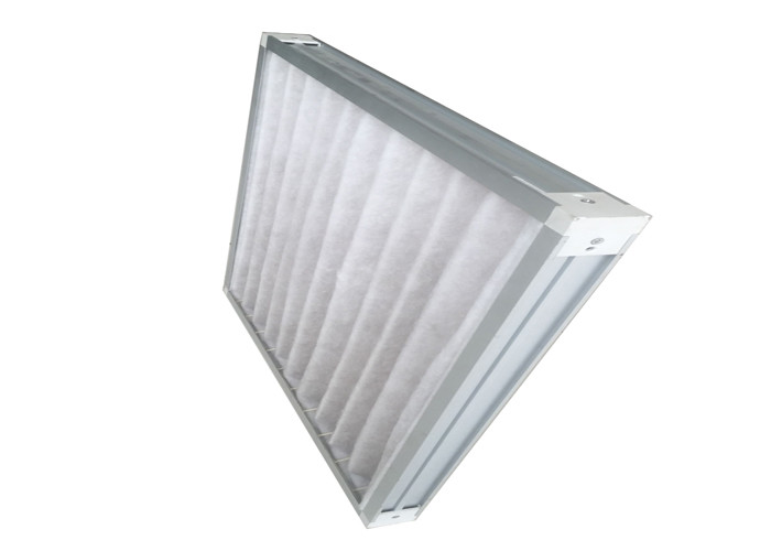 Synthetic Pleated Home Hvac Air Filters , Washable Pre Air Filter Low