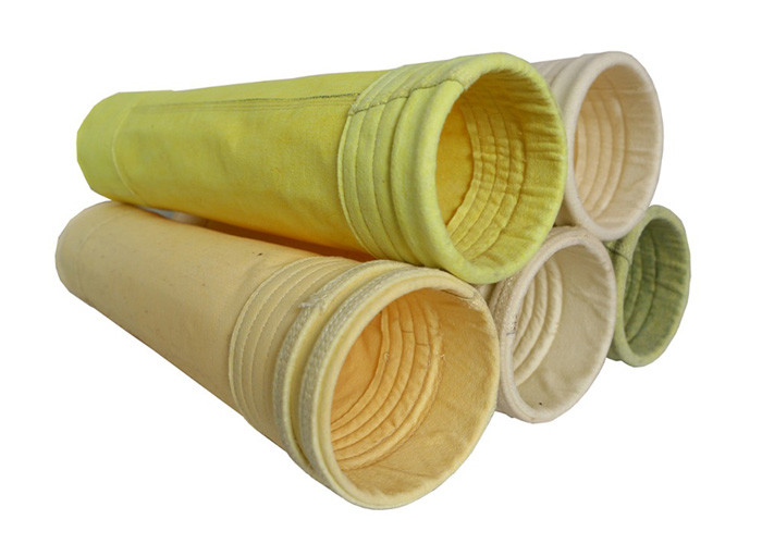 Cement Dust Extractor Bags P84 Fiber , Industrial Dust Collector Bags