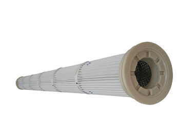 5um,0.5um,2um,0.2um,Long Pulse Pleated Dust Filter Cartridge , Wide folds Industrial